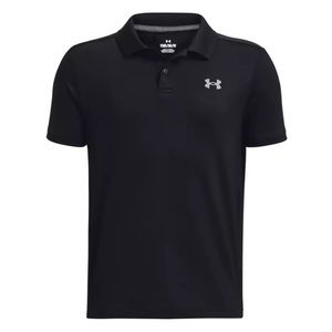 NWOT Boys Under Armour Golf polo, black, performance fabric
